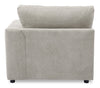 Voyage Modular Fabric Right-Facing Chaise with Removable Back Cushions – Beige | Fauteuil modulaire de droite Voyage en tissu avec coussins de dossier amovibles - beige
