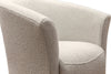 Ethan 31" Linen-Look Fabric Tub-Style Accent Chair with Wood Legs – Linen  | Fauteuil d’appoint Ethan de style gondole de 31 po en tissu d’apparence lin avec pattes en bois - lin