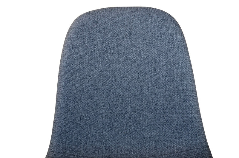 Jax Counter-Height Stool with Polyester Fabric, 26\"H, Metal - Charcoal