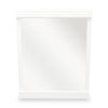 Riley 5pc Bedroom Set with Panel Bed, Dresser & Mirror, Made in Canada, White - Twin Size | Ensemble de chambre à coucher Riley 5 pièces avec lit à panneaux, commode et miroir, fabriqué au Canada, blanc - format lit simple