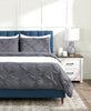 Veranda & Grove 4-Layer King Cotton Blanket - White | Couverture Veranda & Grove en coton à 4 couches pour très grand lit - blanche