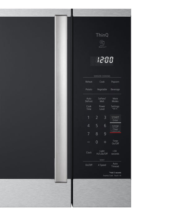 LG 2.1 Cu. Ft. Smart Over-the-Range Microwave with EasyClean® - MVEL2125X