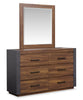Scott Living Dante Bedroom 6-Drawer Dresser, 60"W x 36"H - Brown | Commode Dante de Scott Living de 60 po (L) x 36 po (H) à 6 tiroirs pour la chambre à coucher - brune