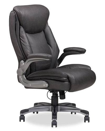 Sealy® Jonas 30.5” Adjustable Gaming Office Chair – Grey | Fauteuil de jeu et de bureau réglable Jonas de Sealy de 30,5 po - gris