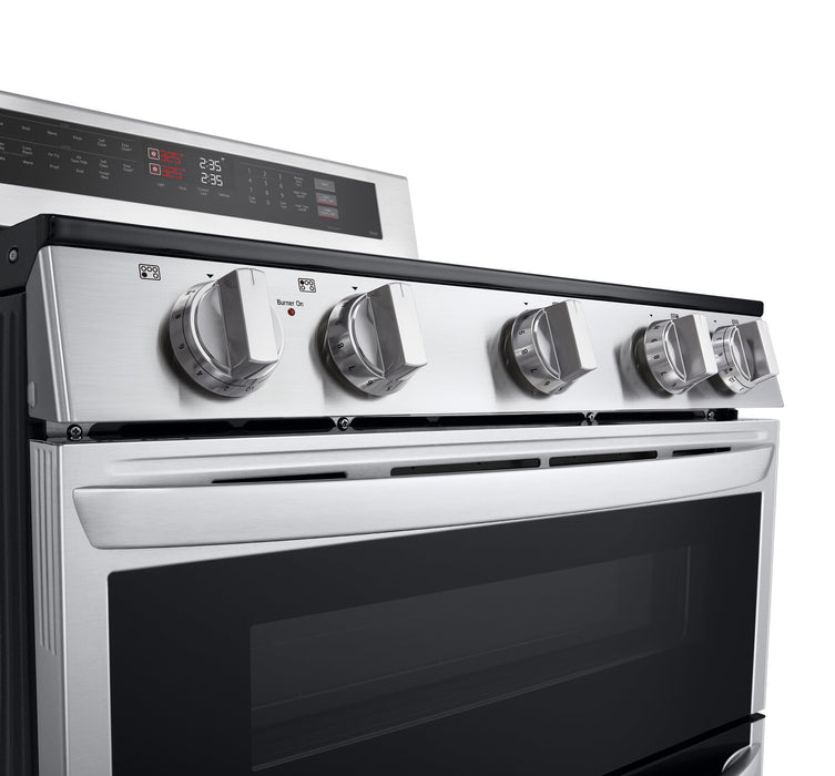 LG 7.3 Cu. Ft. Smart Double Oven Electric Range with ProBake Convection® - Stainless Steel - LDEL7324SE