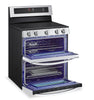 LG 7.3 Cu. Ft. Smart Double Oven Electric Range with ProBake Convection® - Stainless Steel - LDEL7324SE | Cuisinière intelligente électrique LG à four double de 7,3 pi3 avec convection ProBake ConvectionMD - acier inoxydable - LDEL7324SE | LDEL7324