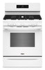 Whirlpool 30" 5.0 Cu. Ft. Gas Range with Air Cooking – White - WFGS4530SW  | Cuisinière à gaz Whirlpool de 5,0 pi³ et de 30 po avec cuisson à air - blanche - WFGS4530SW