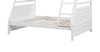 Quinn Bunk Bed with Ladder & Guard Rail for Kids, White - Twin/Full | Lits superposés Quinn pour enfants avec échelle et garde-corps, blancs - simple et double