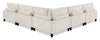 Lounge 5-Piece Chenille Armless Modular Sectional – Beige | Sofa sectionnel modulaire sans accoudoirs Lounge 5 pièces en chenille - beige