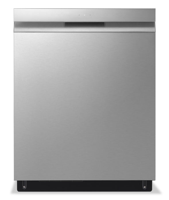 LG 24\" 48 dBA Built-In Top-Control Dishwasher with QuadWash® - Smudge Proof Stainless Steel - LDPN454HT