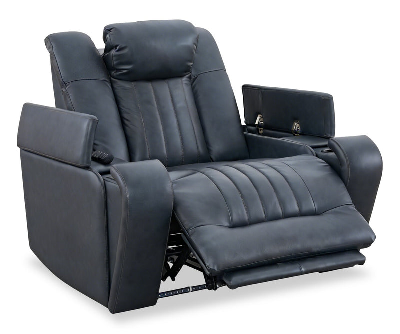 Shaquille O’Neal Home Delux 48\" Zero G Power Reclining Massage Chair with Shaq-o-pedic Comfort – Black 