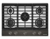 KitchenAid 30" Gas-on-Metal Cooktop with Integrated Wok Grates – Black Ore - KCGK530SBE | Surface de cuisson KitchenAid de 30 po au gaz sur métal avec grilles pour wok intégrées – Black Ore - KCGK530SBE
