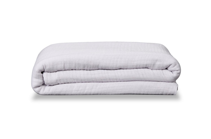 Veranda & Grove 4-Layer Queen Cotton Blanket - Grey
