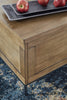 York 36” Rustic Solid Wood Lift Top Coffee Table with Storage - Brown | Table à café rustique York de 36 po en bois massif avec dessus relevable et rangement - brune