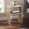 Odin Bedside Nightstand with Storage Shelf, 18"W x 25.75"H - Natural | Table de nuit Odin de 18 po (l) x 25,75 po (H) avec tablette de rangement - naturelle
