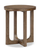 Maxwell 20" Round End Table - Light Brown Hickory | Table de bout ronde Maxwell de 20 po - noyer brun clair