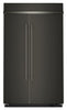 Kitchenaid 48" 29.4 Cu. Ft. Built-In Side-by-Side Refrigerator – Black Ore - KBSN748SBE | Réfrigérateur encastré KitchenAid de 29,4 pi3 et de 48 po à compartiments juxtaposés - minerai noir - KBSN748SBE
