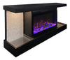 Summit 48" Electric Fireplace with Wall-mount Mantel – Brown  | Foyer électrique Summit de 48 po avec manteau mural - brun  | SUM48FIR