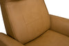Serene 31" Genuine Leather Power Reclining Massage Chair with Power Headrest and Heated Seat - Tan | Fauteuil de massage à inclinaison électrique Serene de 31 po en cuir véritable avec appuie-tête électrique et siège chauffant - tan