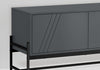 Jae 59" Modern TV Stand with Storage and Cable Management for TVs up to 65"- Grey|Meuble pour téléviseur moderne Jae de 59 po avec rangement et système de gestion des câbles pour téléviseurs jusqu’à 65 po - gris