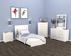 Riley Bedroom Dresser Mirror, Made in Canada - White | Miroir de commode de chambre à coucher Riley, fabriqué au Canada - blanc