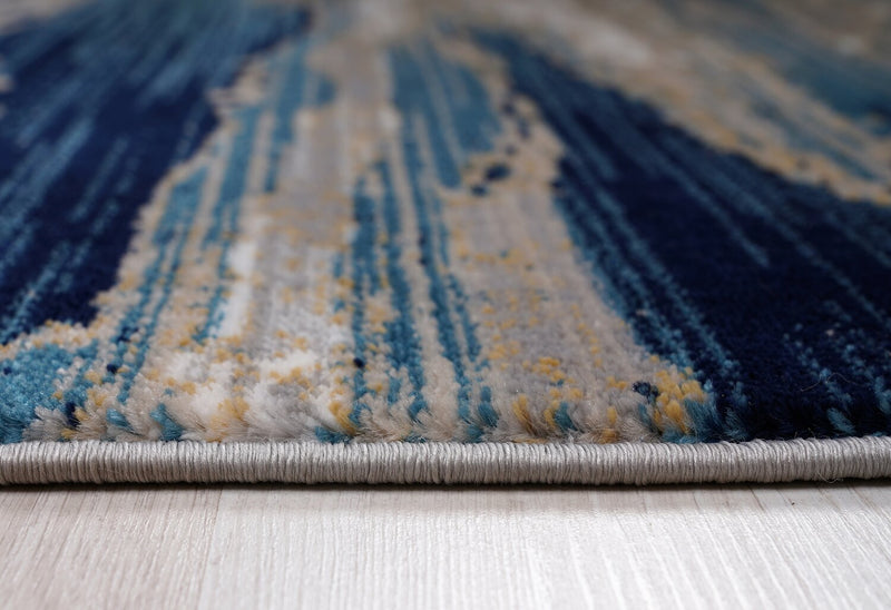 Samantha Multi-Coloured Contemporary Area Rug – 6'7\" x 9'6\" 