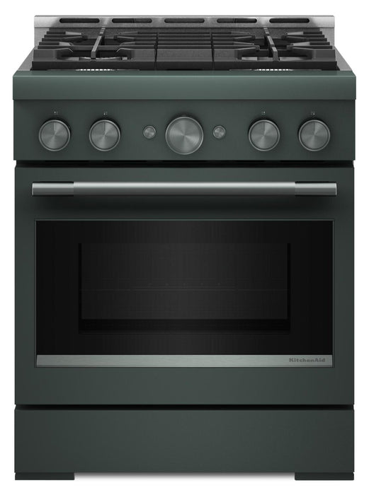 KitchenAid 4.1 Cu. Ft. Gas Range with No Preheat Air Fry Mode – Juniper - KFGS930SJP