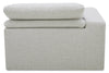 Sky Modular 8-Piece Fabric Power Reclining Sectional with Removable Feather Down Cushions - Nathan Wheat | Sofa sectionnel à inclinaison électrique modulaire Sky 8 pièces en tissu avec coussins amovibles en duvet et plumes - blé Nathan