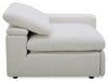 Sky Modular 8-Piece Fabric Power Reclining Sectional with Removable Feather Down Cushions - Nathan Wheat | Sofa sectionnel à inclinaison électrique modulaire Sky 8 pièces en tissu avec coussins amovibles en duvet et plumes - blé Nathan