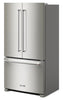 KitchenAid 36" 20 Cu. Ft. Counter-Depth French-Door Refrigerator - Stainless Steel - KRFC136RPS | Réfrigérateur KitchenAid de 36 po et de 20 pi3 de profondeur comptoir à portes françaises - acier inoxydable - KRFC136RPS | KRFC13PS