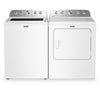 Maytag 5.5 Cu Ft. Top Load Washer with Pet Pro and 7.0 Cu. Ft. Pet Pro Electric Dryer – White | Laveuse à chargement par le haut 5,5 pi³ avec Animal Pet Pro et sécheuse électrique Animal Pet Pro 7,0 pi³ de Maytag - blanches