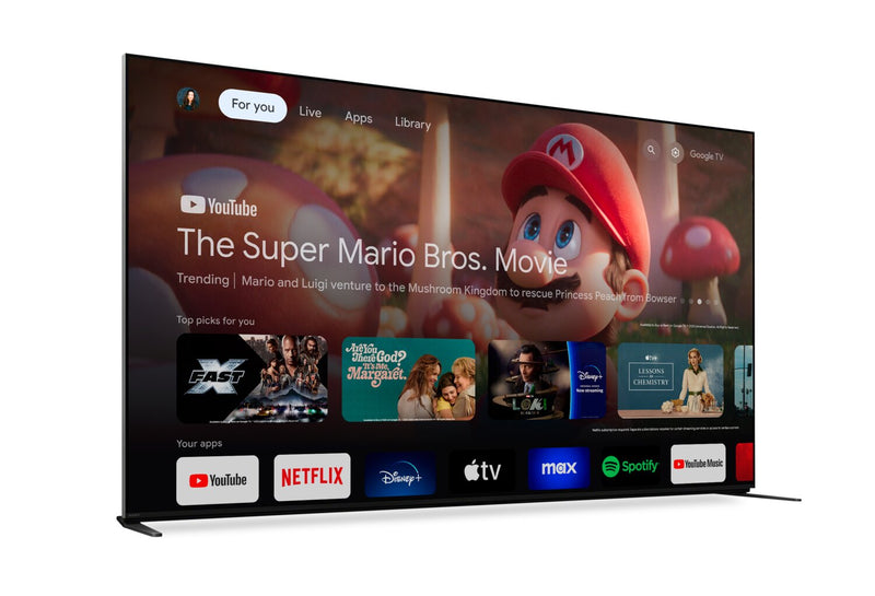 SSONY 65\" Bravia 9 QLED Mini-LED 4K UHD Smart Google TV (K65XR90) - 2024 Model