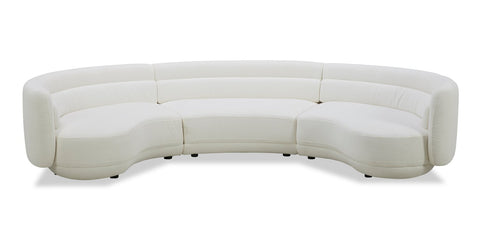 Davvero 3-Piece Sectional - Ivory | Sofa sectionnel Davvero 3 pièces - ivoire
