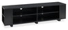 Duke 62” TV Stand with Shelves and Cable Management for TVs up to 70” - Black | Meuble pour téléviseur Duke de 62 po avec tablettes et système de gestion des câbles pour téléviseurs jusqu’à 70 po - noir | DUK62TVS