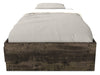 Riley Mates Bed with 3-Drawer Storage for Kids, Made in Canada, Grey - Twin Size | Lit matelot Riley avec 3 tiroirs de rangement pour enfants, fabriqué au Canada, gris - format lit simple
