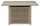 Muskoka Outdoor Patio Fire Pit Table - 50,000 BTU, Resin Wicker, Metal - Beige