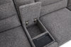 Shaquille O’Neal Home Prestige 7-Piece Right-Facing Sectional with Power Reclining and Power Sliding – Grey | Sofa sectionnel de droite Prestige de Shaquille O’Neal Home 7 pièces avec inclinaison et coulissement électrique - gris
