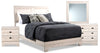 Yorkdale White 6-Piece Queen Panel Bedroom Package - Contemporary style Bedroom Package in White Engineered Wood