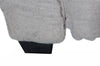 Cleo 26" Ultra Plush Faux Fur Fabric Chaise Lounge with Accent Pillow - Light Grey | Fauteuil long de détente Cleo de 26 po en tissu de fausse fourrure très douce avec coussin décoratif - gris clair