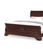 Marco Panel Bed with Headboard & Frame, Cherry Brown - King Size | Lit à panneaux Marco avec tête de lit et cadre de lit, brun cerisier - format très grand lit