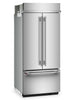 KitchenAid 36" 20.8 Cu. Ft. French Door Bottom Mount Refrigerator - Stainless Steel - KBFN536SPS | Réfrigérateur KitchenAid de 20,8 pi3 et de 36 po à portes françaises à congélateur inférieur - acier inoxydable - KBFN536SPS