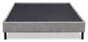 Amos Upholstered Platform Bed in Grey Fabric with Tufted Headboard - King Size | Lit plateforme Amos rembourré en tissu gris avec tête de lit capitonnée - format très grand lit