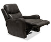 Ellis 32" Faux Leather Glider Power Reclining Chair – Grey  | Fauteuil coulissant à inclinaison électrique Ellis de 32 po en similicuir - gris