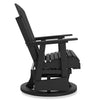 Lake Outdoor Patio Glider Swivel Chair - High Density Plastic, Weather Resistant – Black | Fauteuil pivotant et coulissant Lake pour la terrasse à l’extérieur -  plastique haute densité, résistant aux intempéries - noir