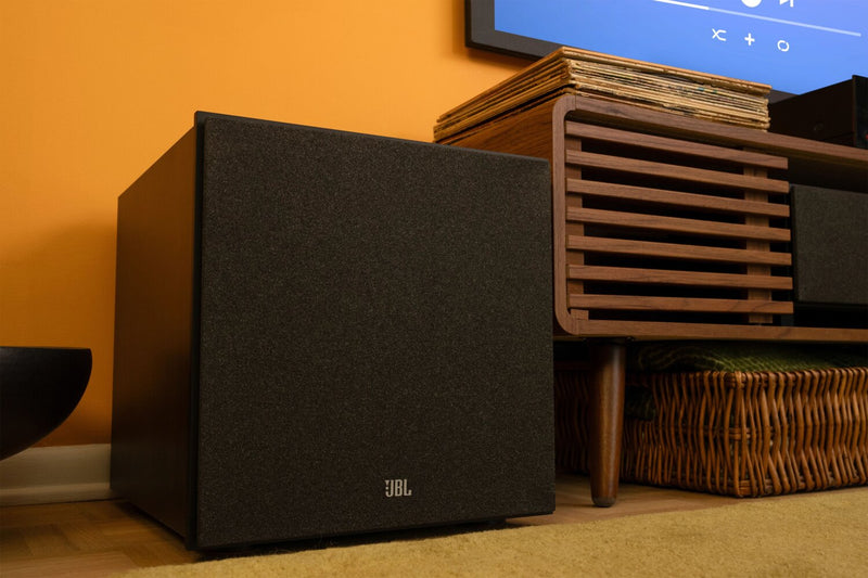 JBL Stage 200P 10\" 300W Powered Subwoofer - Black (JBL200PBLKAM)
