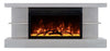 Canyon 48" Electric Fireplace with Wall-Mount Mantel - Grey | Foyer électrique Canyon de 48 po avec manteau mural - gris | CAN48FIR