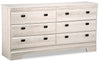 Yorkdale Bedroom 6-Drawer Dresser, 61.4"W x 32.3"H, Made in Canada - White