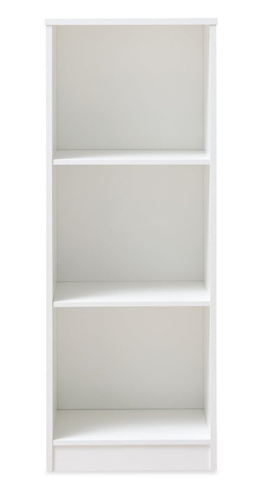 William 15.75\" 2-Shelf Bookcase - White 