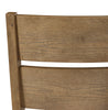 Lotus Dining Chair with Polyester Fabric, Wood, Slat-back - Natural | Chaise de salle à manger Lotus en tissu de polyester et bois avec dossier à lattes - naturelle