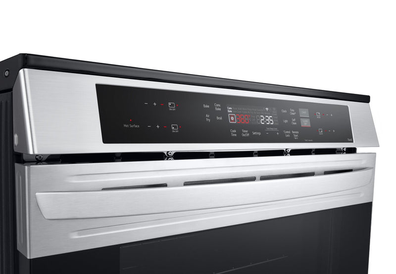 LG 30\" 6.3 Cu. Ft. Smart Induction Range with Convection and Air Fry - Stainless Steel - LSIL6332FE
